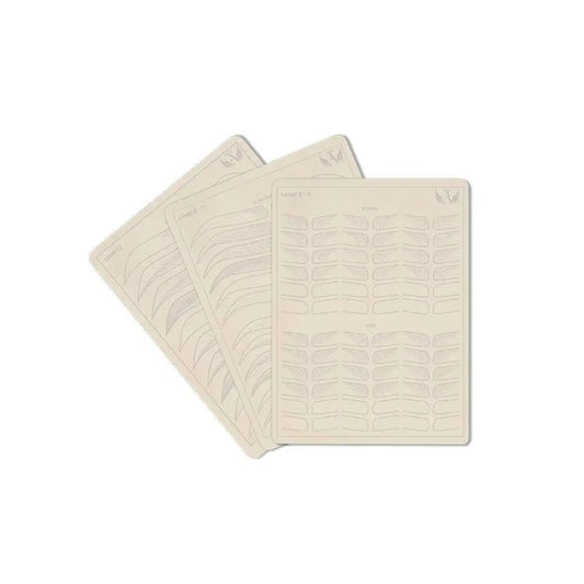 Látex Avanzado de Práctica con Forma de Ceja 3 piezas